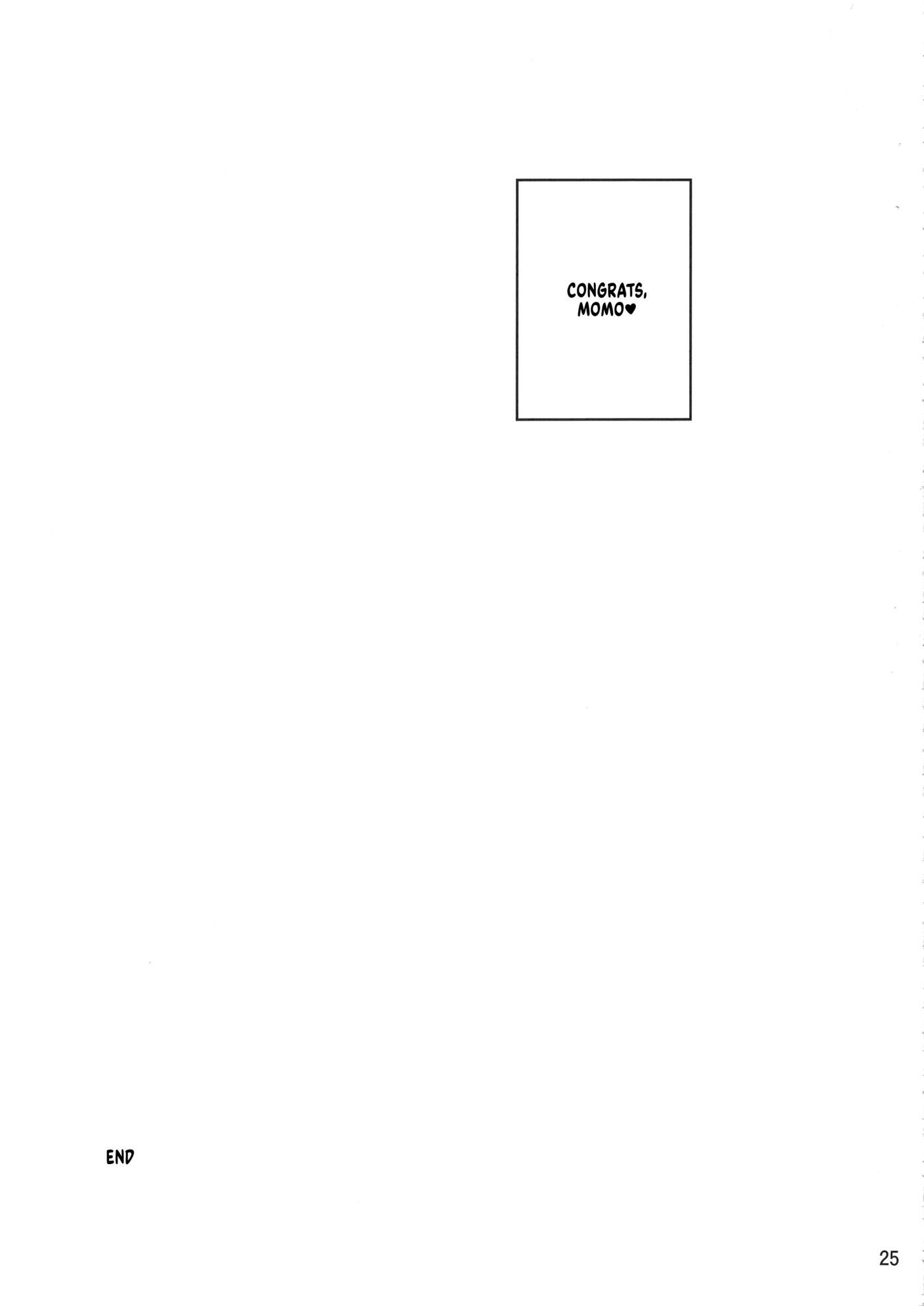 Houshu To Shite Wa Kusozako Dakedo, Chinpou No Atsukai Dake Wa Tottemo Jouzu Na Momo-chan Chapter 1000 Page 24